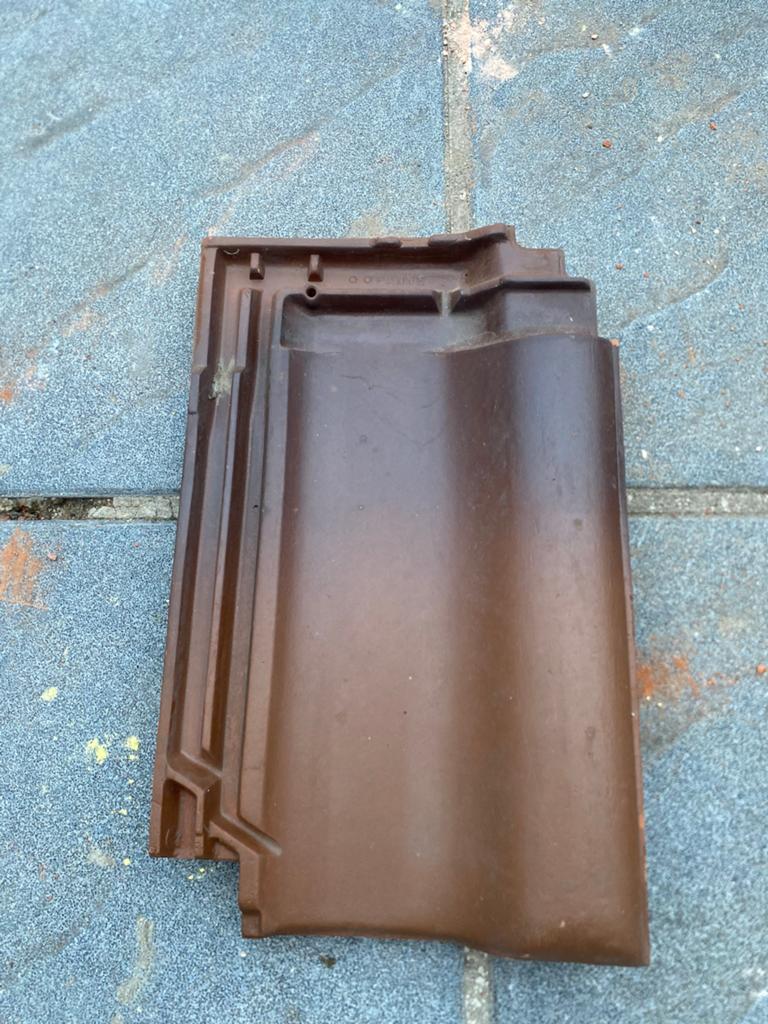 Tuiles koramic panne havane, Bricolage & Construction, Enlèvement, Comme neuf, Tuiles