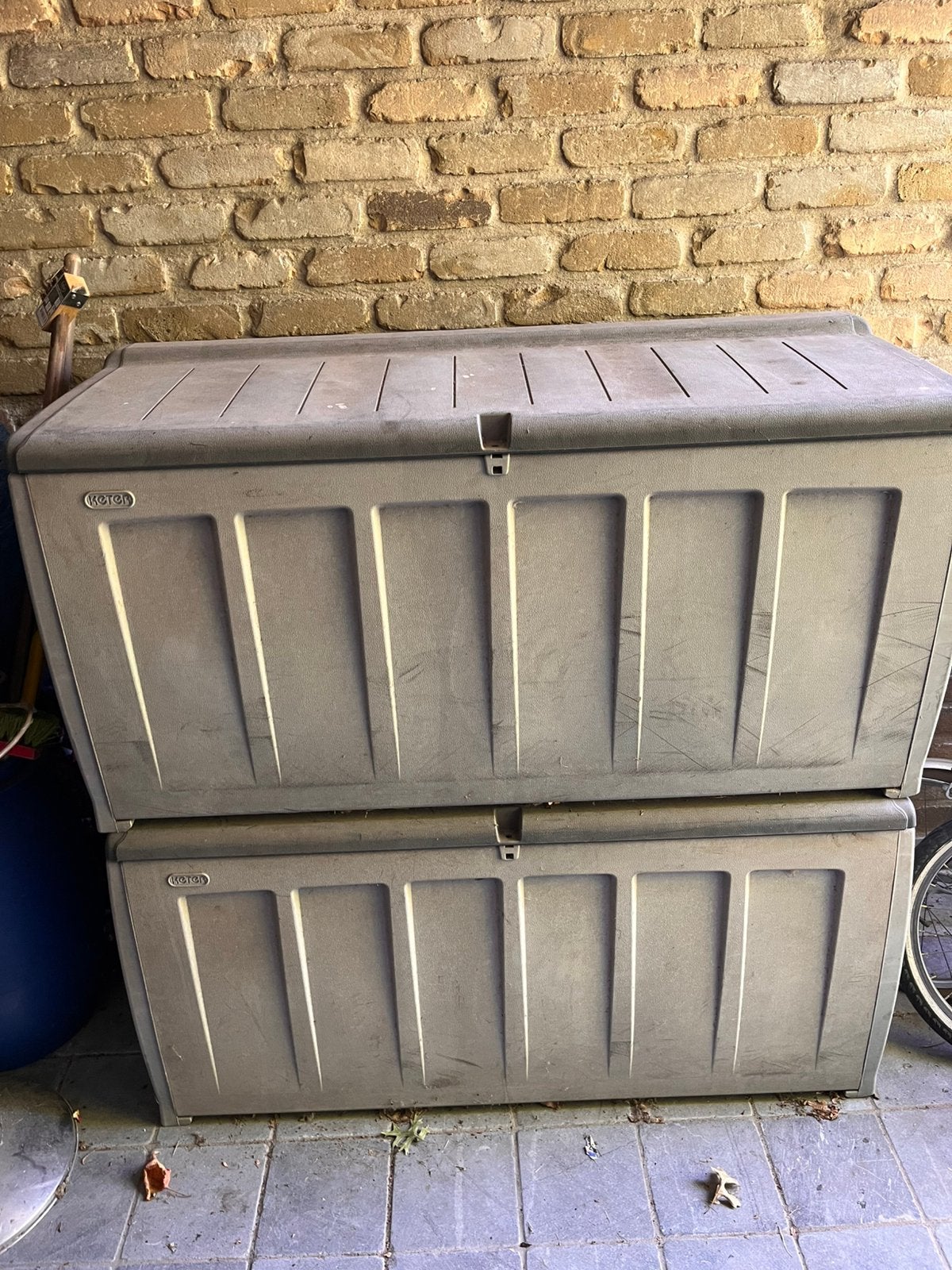 Kussenbox Keter, Tuin en Terras, Bergingen en Tuinkasten, Ophalen, Gebruikt