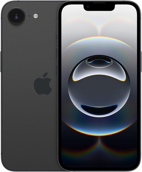 iPhone 16e zwart 128GB met originele doos, Telecommunicatie, Mobiele telefoons | Apple iPhone, Ophalen, Zwart, Zo goed als nieuw