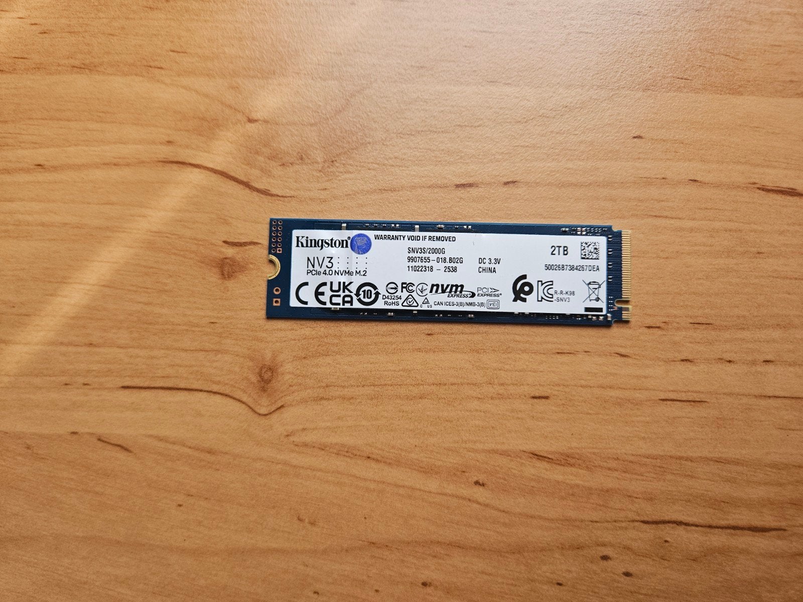 Kingston NV3 M.2 2280 2TB, Enlèvement ou Envoi, Neuf, Interne, SSD