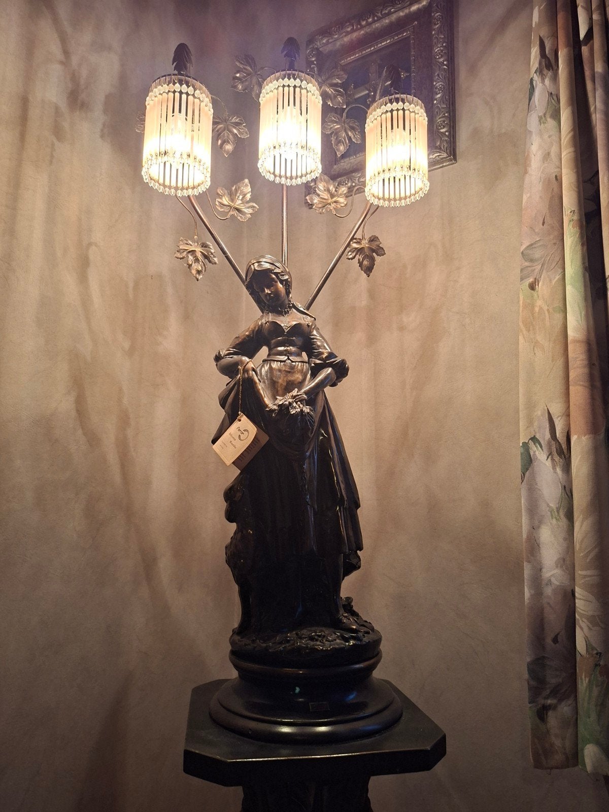 Franse vloerlamp brons, Huis en Inrichting, Ophalen, Nieuw