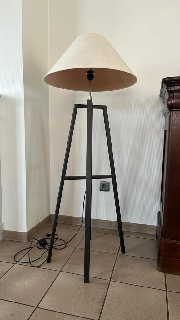 Vloerlamp, Ophalen, 100 tot 150 cm, Zo goed als nieuw, Stof