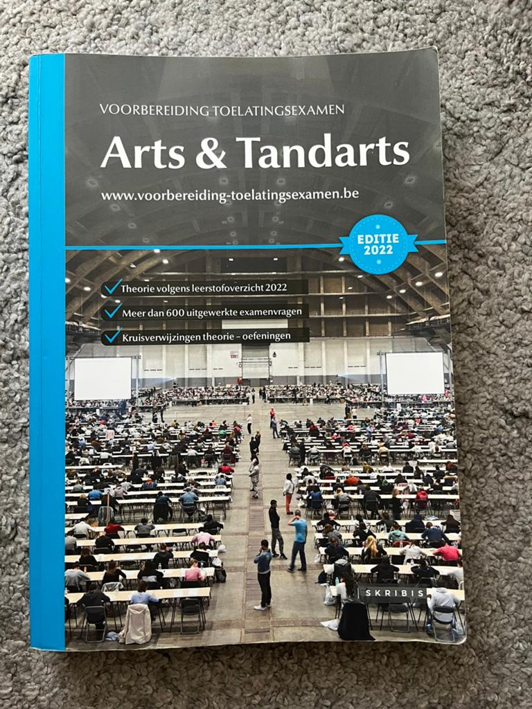 Toelatingsexamen arts/tandarts, Boeken, Ophalen of Verzenden, Zo goed als nieuw