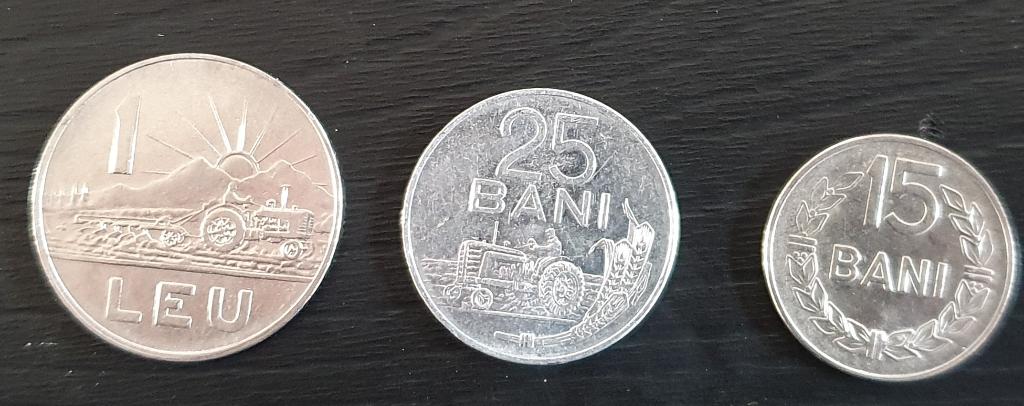 3 roemeense munten: 1960-1966-1982, Ophalen of Verzenden, Setje