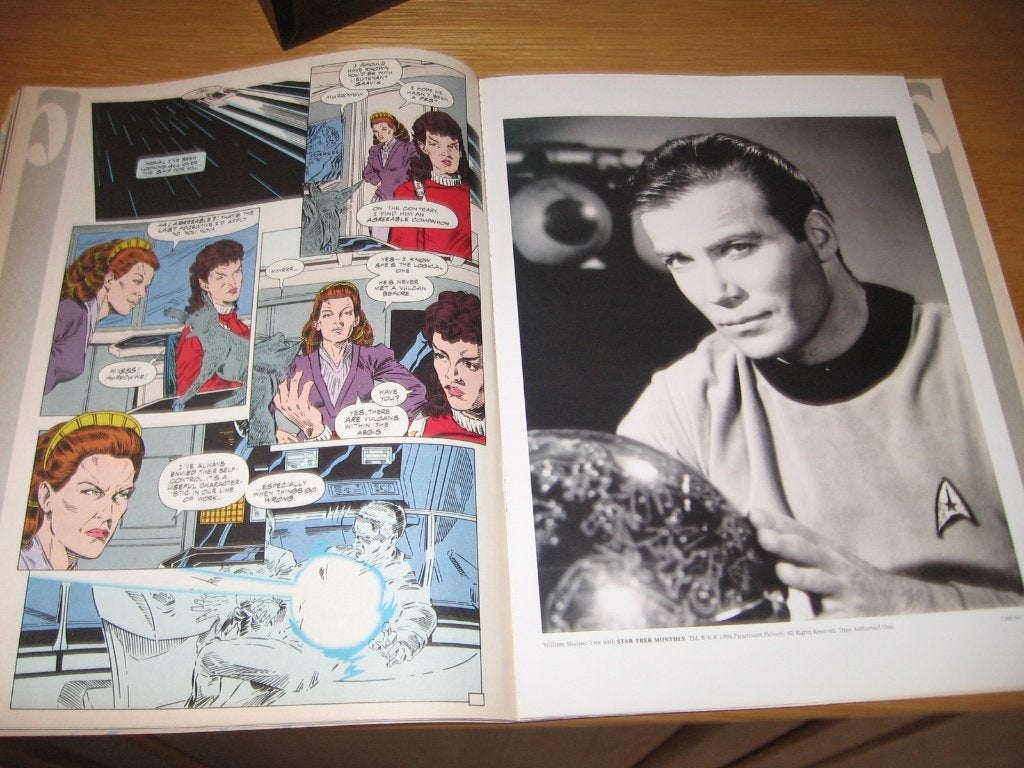 magazine star trek van maart 1996 met originele foto's, Enlèvement, Utilisé, TV, Autres types