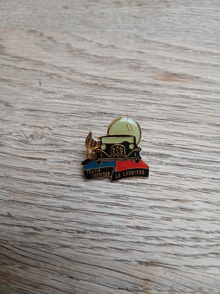 Insigne gd BSR La Louviere, Envoi, Gendarmerie, Emblème ou Badge