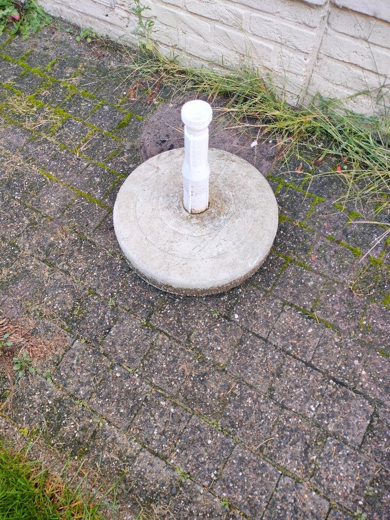 Parasolvoet GRATIS, Jardin & Terrasse, Enlèvement, Utilisé, Moins de 1 mètre, Base de parasol