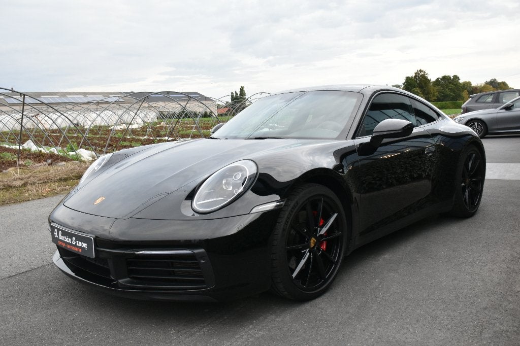 PORSCHE 911 992 Carrera S  Coupé PDK  LED SPORTUITLAAT, Auto's, Automaat, Achterwielaandrijving, Zwart, 6 cilinders