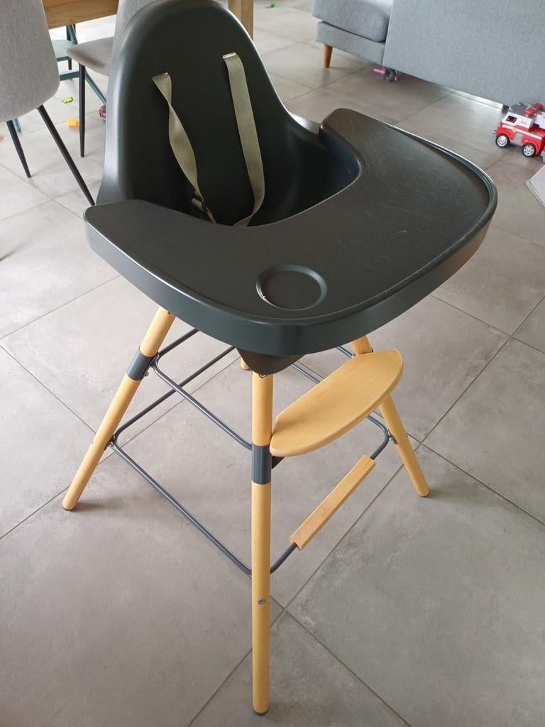 Childhome Evolu babystoel eetstoel Antraciet, Ophalen