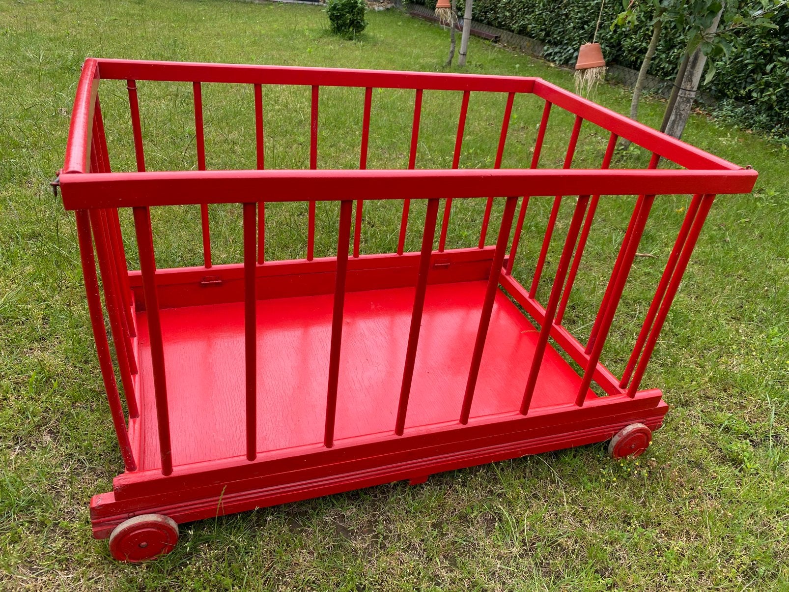 Babypark van de jaren ‘60, Kinderen en Baby's, Babyparken, Ophalen, Gebruikt, Rechthoekig, Wieltjes