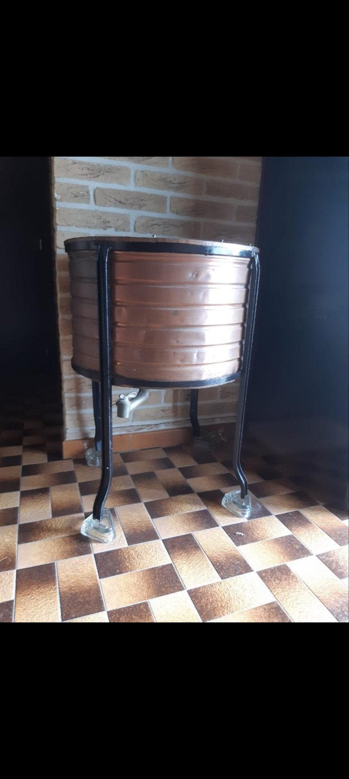 Antieke wasketel, Enlèvement