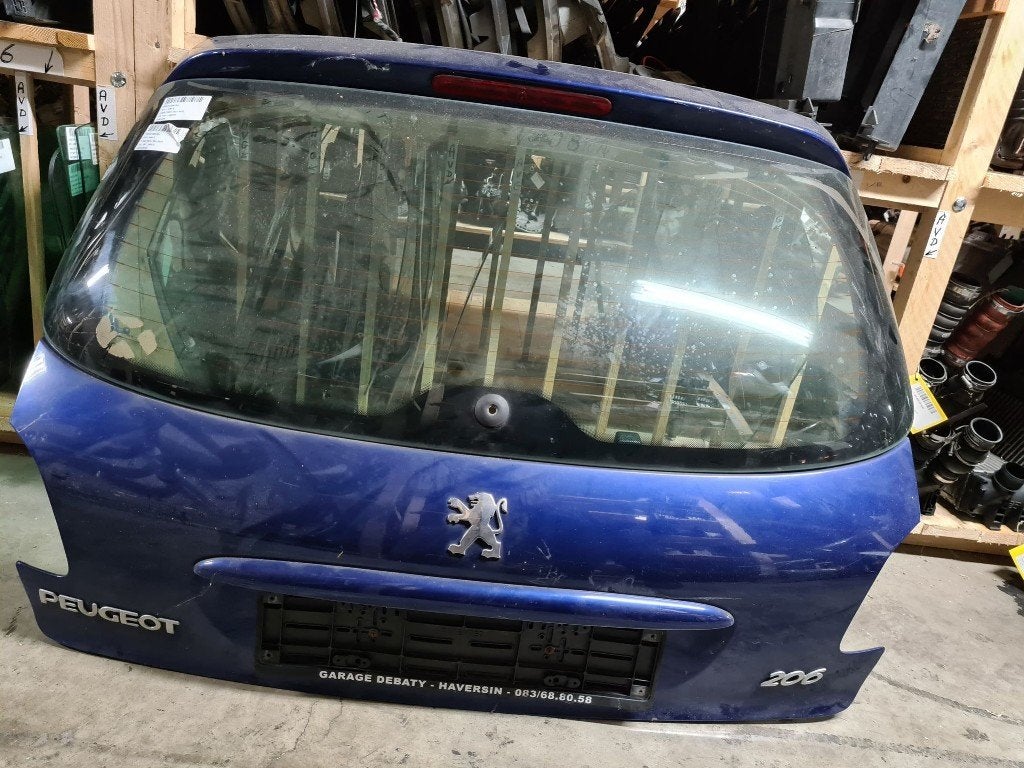 HAYON ARRIÈRE / MALLE Peugeot 206 (2A / C/H/J/S), Utilisé, Peugeot, Haillon arrière