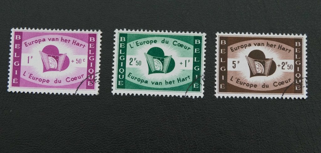 Postzegels België OBP 1090/92, Postzegels en Munten, Met stempel, Europa, Frankeerzegel, Ophalen of Verzenden
