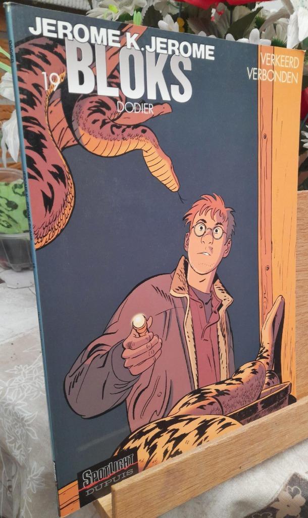 Jerome K. Jerome Bloks 19 verkeerd verbonden , Boeken, Stripverhalen, Verzenden, Eén stripboek, Zo goed als nieuw, Dodier