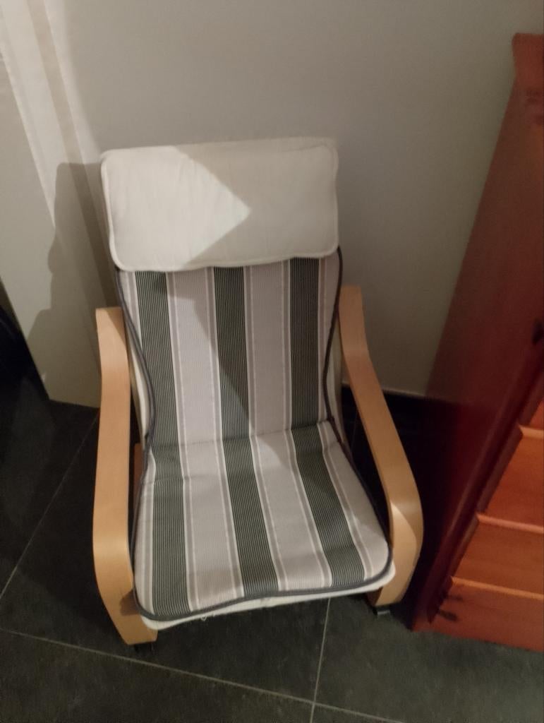 Chaise pour enfant POÄNG Ikea - bois de bouleau, Enfants & Bébés, Chambre d'enfant | Tables & Chaises, Comme neuf, Enlèvement
