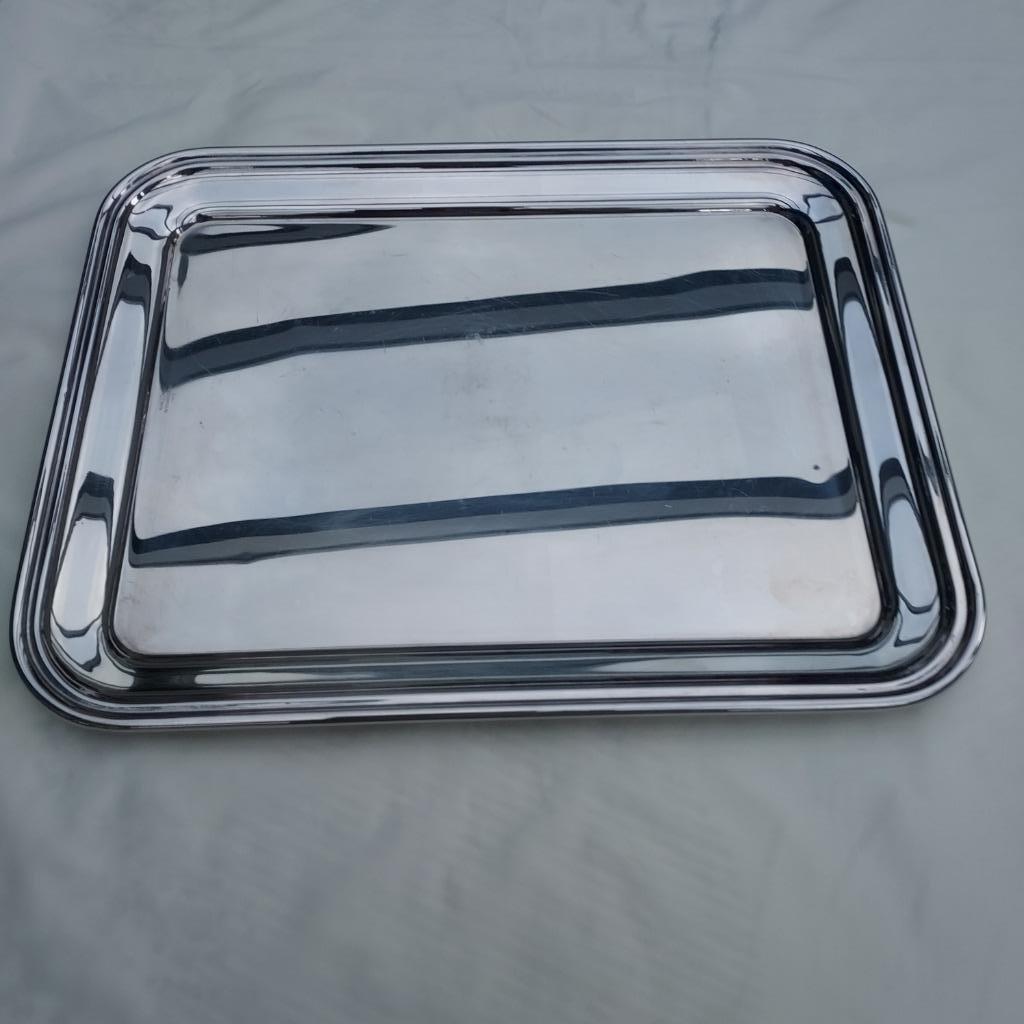 Alessi Dienblad breed 40 op hoog 31,5 ,Alfra  18/10, Ophalen, Overige materialen, Overige stijlen, Schaal of Schalen