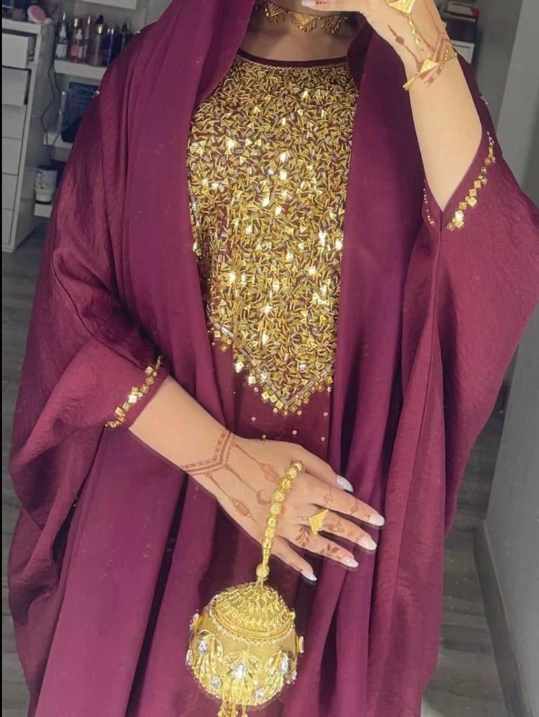 Haute Couture Abaya, Kleding | Dames, Ophalen of Verzenden, Zo goed als nieuw