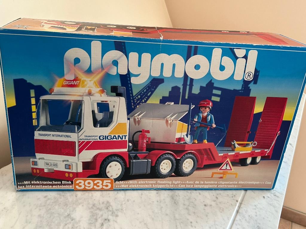 Play mobil - Vrachtwagen Internationaal vervoer, Ophalen, Zo goed als nieuw, Complete set