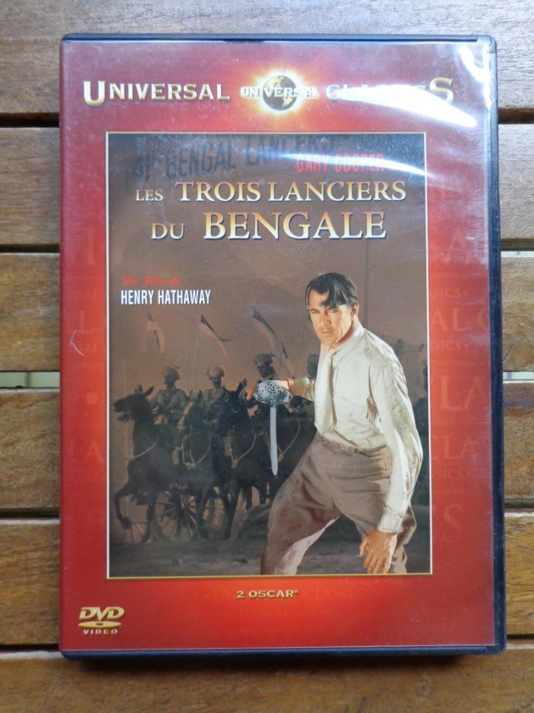 )))  Les Trois Lanciers du Bengale  //  Henry Hathaway  (((, Alle leeftijden, Ophalen of Verzenden, Zo goed als nieuw