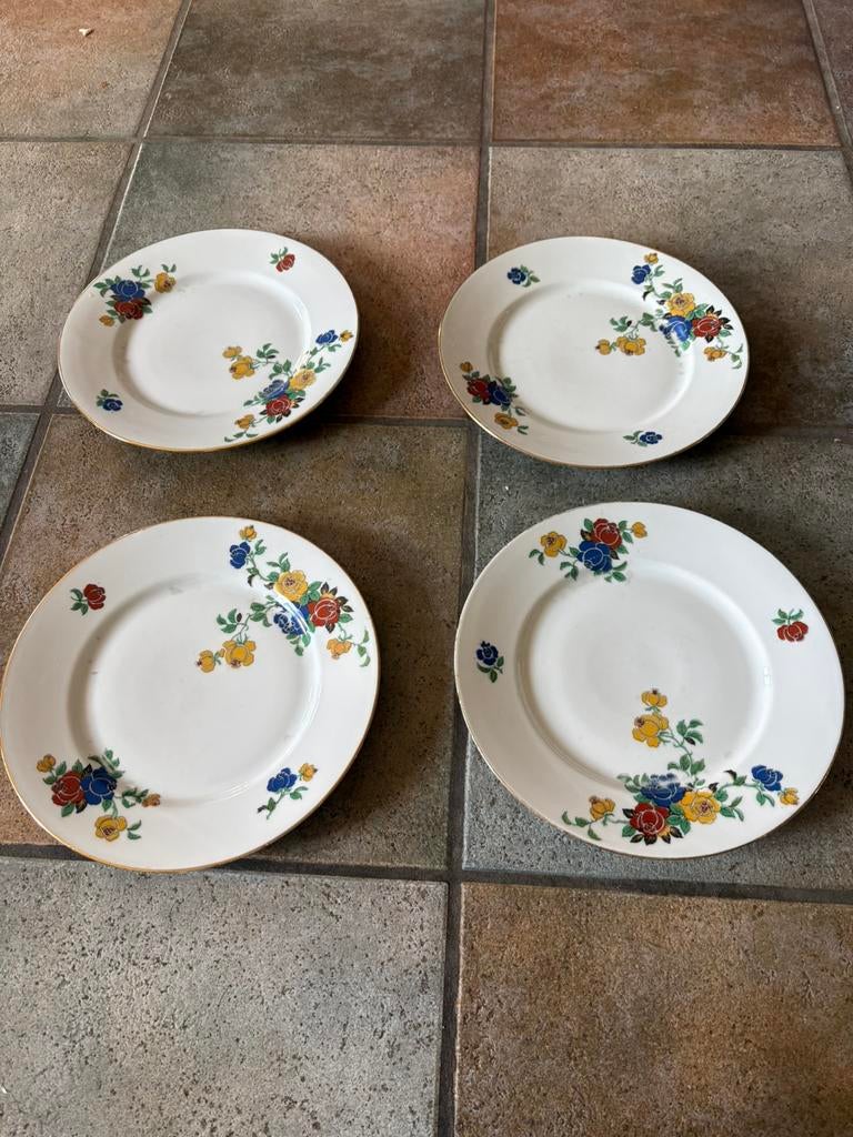 4 oude limoges borden, Ophalen