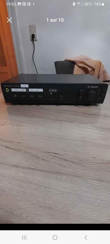 Bosch Plena Mixer-versterker in goede algemene staat PLE-1MA, Ophalen of Verzenden, Zo goed als nieuw