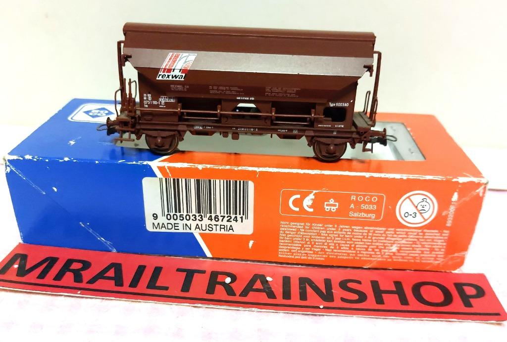 ROCO 46724 HO - WAGON/WAGON DE FRET BELGE POUR DÉCHARGES OVP, Jg01618@telenet.be, Analogique, Enlèvement ou Envoi, Wagon