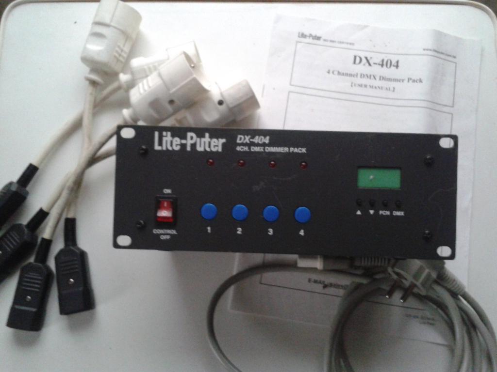 Lichtsturing DMX pack Lite-Puter DX-404, Ophalen, Gebruikt