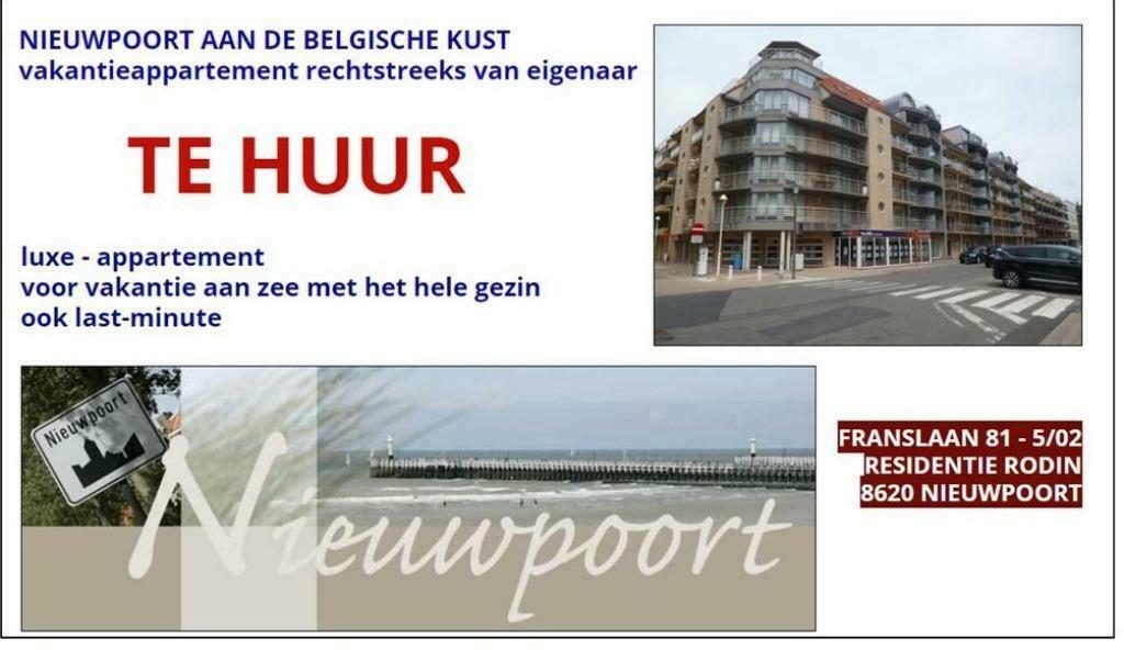 Te huur appartement voor vakantie in nieuwpoort,Franslaan 81, Vakantie, Dorp, 2 slaapkamers, Antwerpen of Vlaanderen, Internet