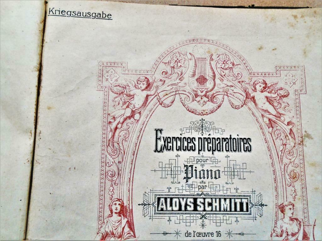 Kriegsausgabe - 1917 - 19thC. piano compilations - Exercices, Enlèvement ou Envoi, Utilisé