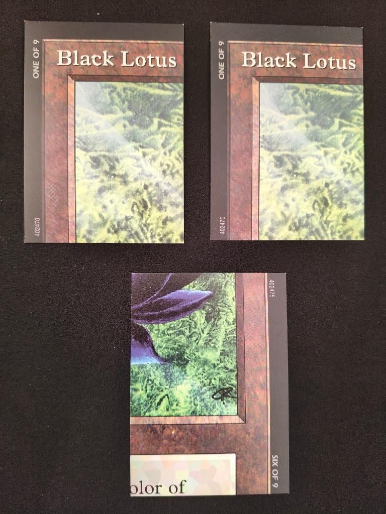 MTG Puzzle cards Black Lotus, Ophalen of Verzenden, Gebruikt, Meerdere kaarten