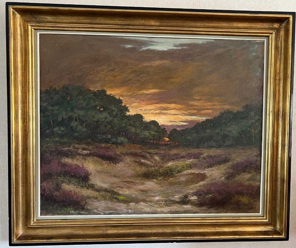 schilderij heidezicht, Enlèvement
