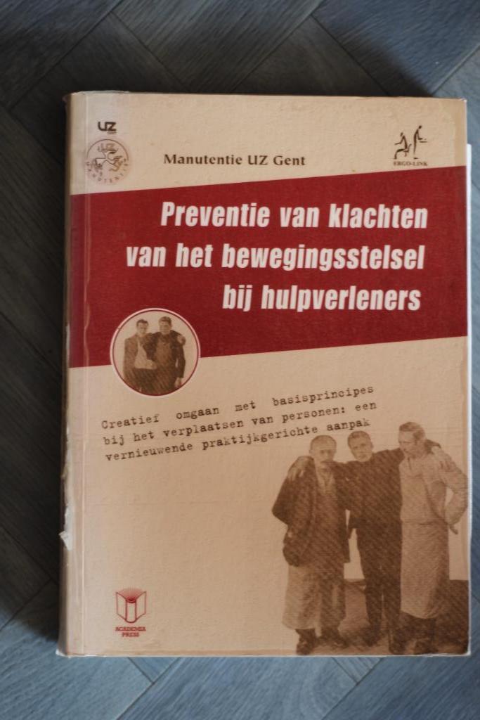 Preventie van klachten bij hulpverleners, Boeken, Ophalen of Verzenden, Gelezen, Manutentie UZ Gent