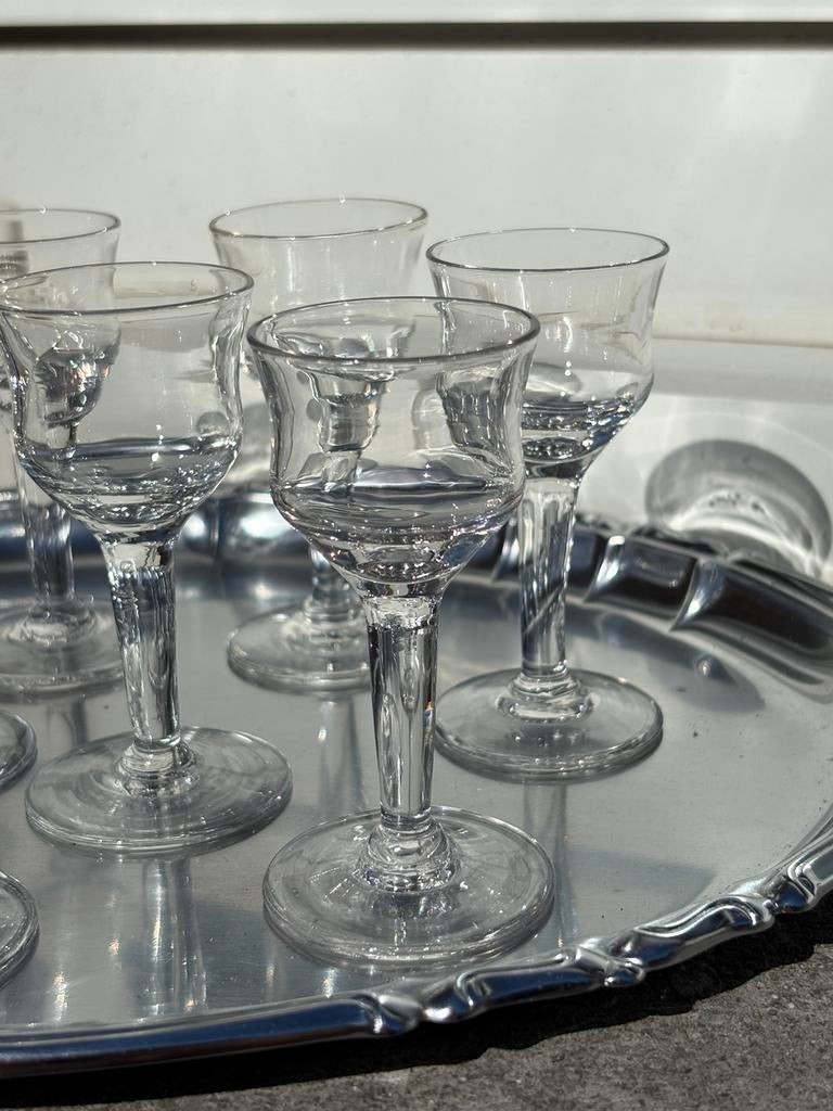 9 verres à liqueur, Enlèvement ou Envoi, Comme neuf, Verres et Verres à shot