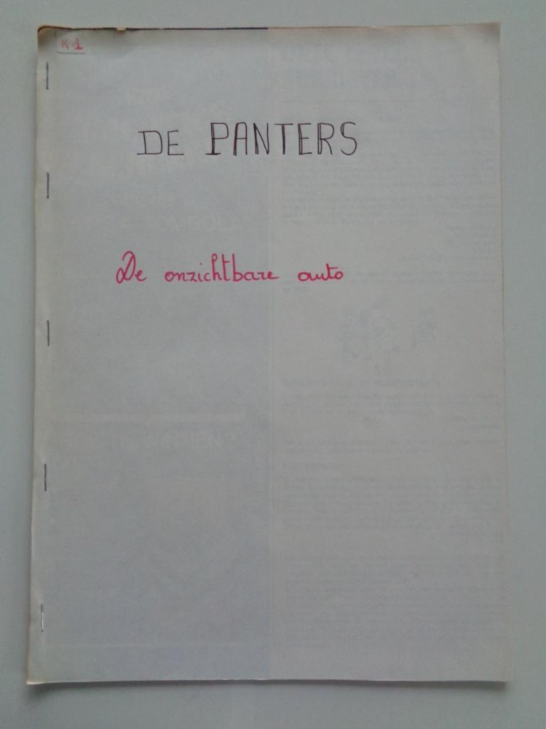 De Panters - De onzichtbare Auto (=K1) - eigen vlijt, Ophalen of Verzenden