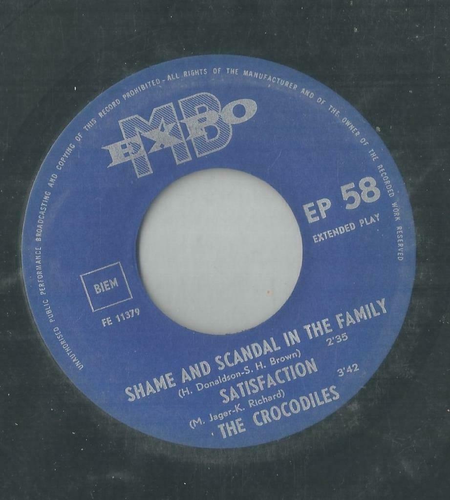 The Crocodiles – Satisfaction / Help + 2 – Single - EP, Cd's en Dvd's, Ophalen of Verzenden, Pop