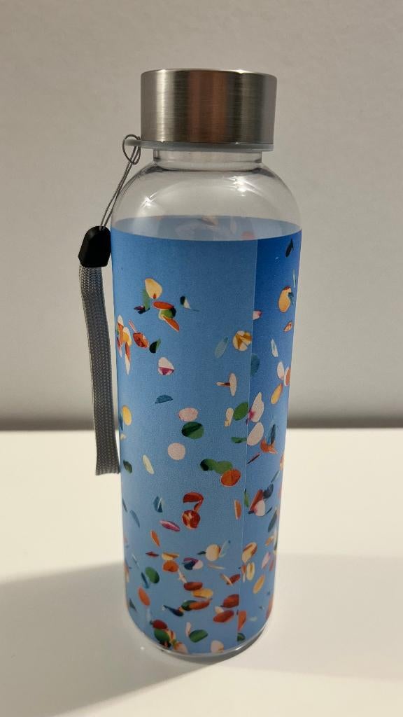 Drinkfles met print en polshouder, Ophalen of Verzenden, Nieuw