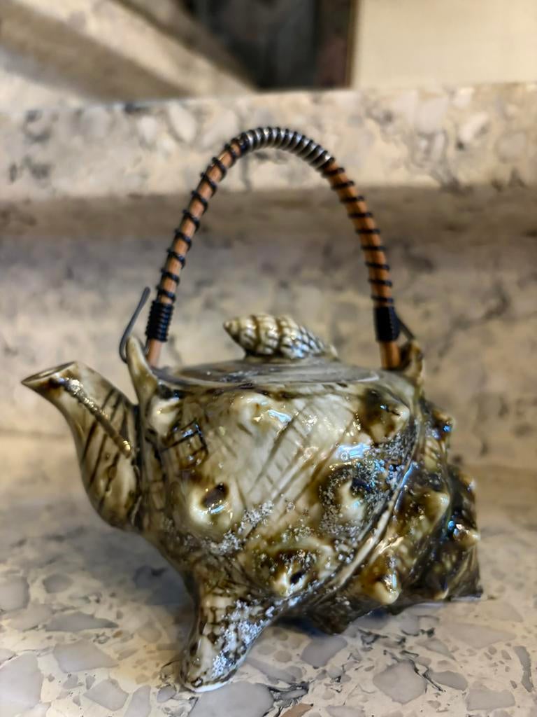 Vintage Japans majolica theepotje, Enlèvement ou Envoi