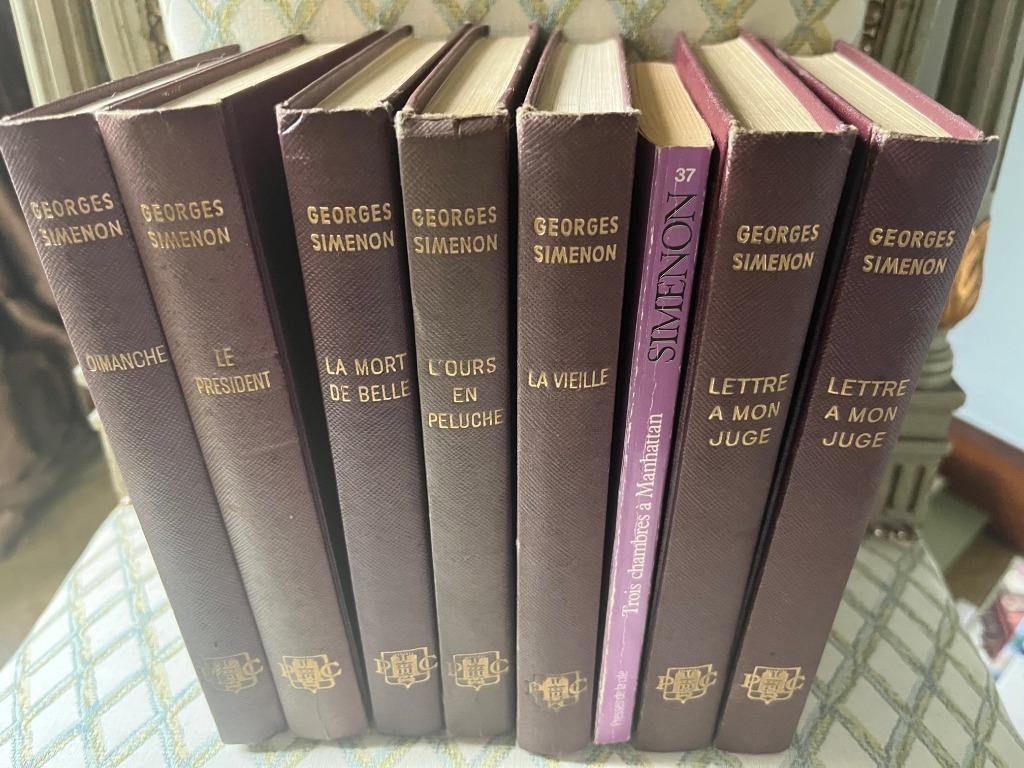 LOT 7 LIVRES GEORGE SIMENON, Enlèvement ou Envoi, Utilisé