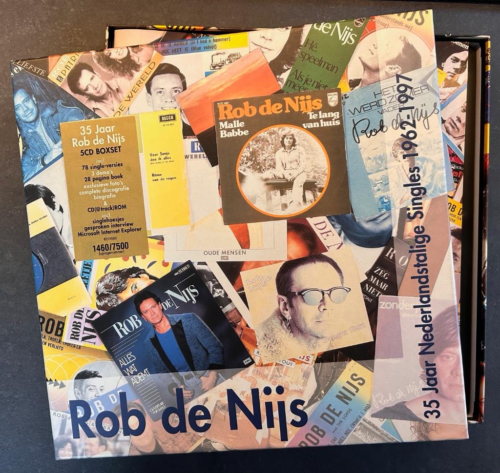 ROB DE NIJS - 35 Jaar Rob de Nijs ( 5CD Boxset ), Verzenden, Zo goed als nieuw, Pop
