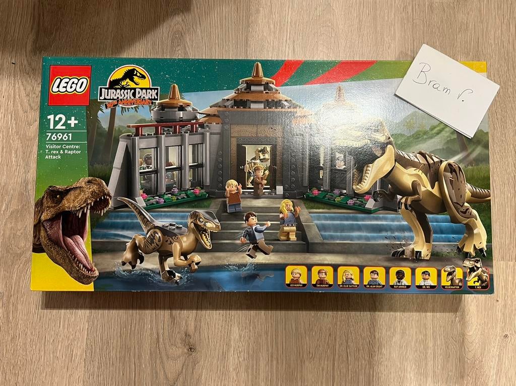Lego 76961 jurassic world visitor, Ophalen of Verzenden, Zo goed als nieuw, Lego