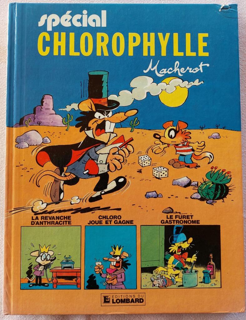 Spécial Chlorophyl Macherot 3 histoires 1984 HC Lombard, Boeken, Gelezen, Eén stripboek, Ophalen of Verzenden, Raymond Macherot