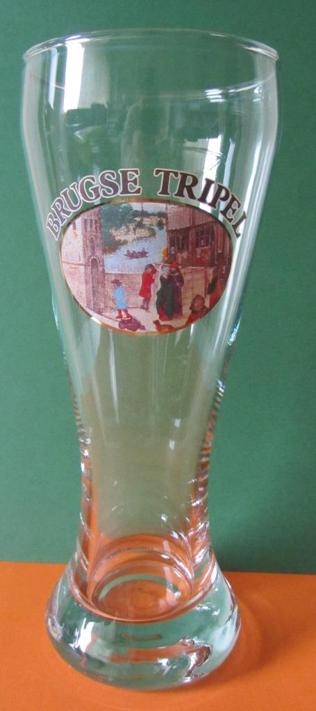 Brugse Tripel - Bierglas, Verzamelen, Ophalen of Verzenden, Zo goed als nieuw, Bierglas