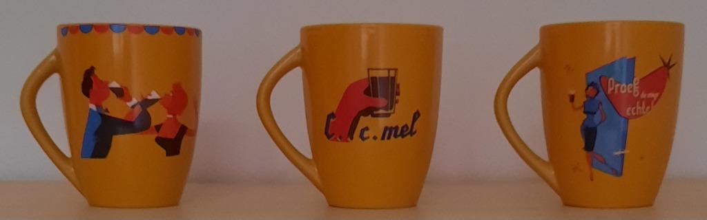 Lot de 3 Mug Cecemel vintage comme neuf, Collections, Marques & Objets publicitaires, Comme neuf, Enlèvement ou Envoi