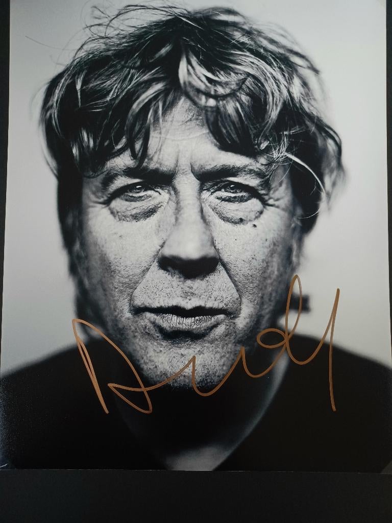 Gesigneerde foto arno, Verzamelen, Muziek, Artiesten en Beroemdheden, Ophalen, Nieuw, Foto of Kaart, Gesigneerd