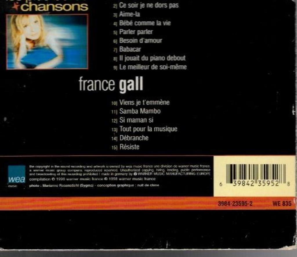France Gall - Les Plus Belles Chansons, Enlèvement ou Envoi, Utilisé