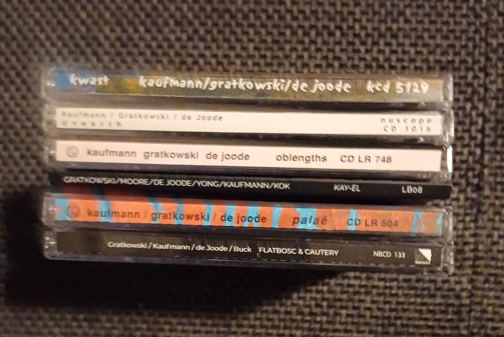 6xCD: Wilbert de Joode, Frank Gratkowski, Achim Kaufmann, Ophalen of Verzenden, 1980 tot heden, Jazz