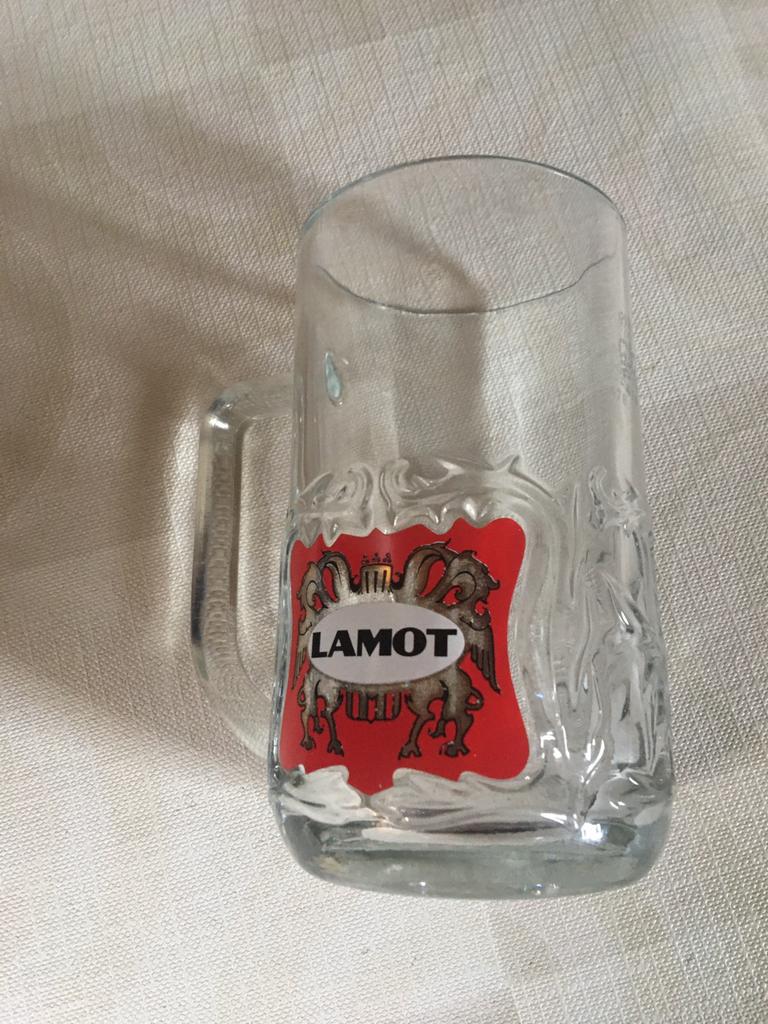 Bierglas Lamot, Verzamelen, Ophalen of Verzenden, Zo goed als nieuw, Bierglas