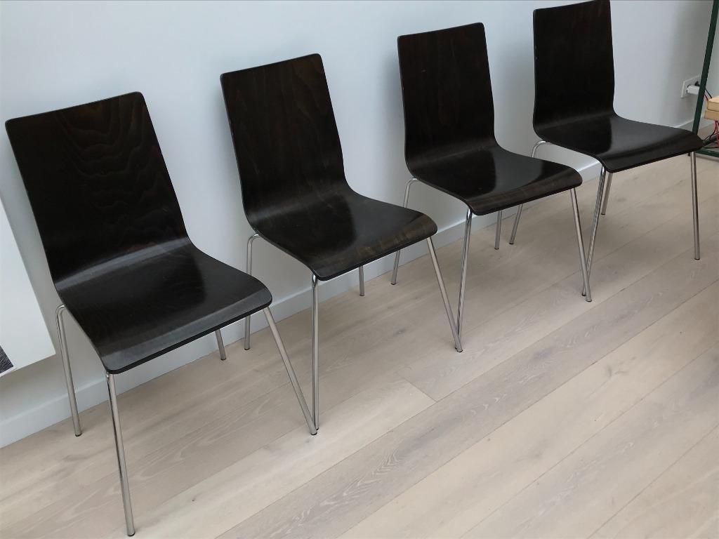 stoelen oberlausitz, Huis en Inrichting, Stoelen, Ophalen, Gebruikt, Zwart, Tijdloze design