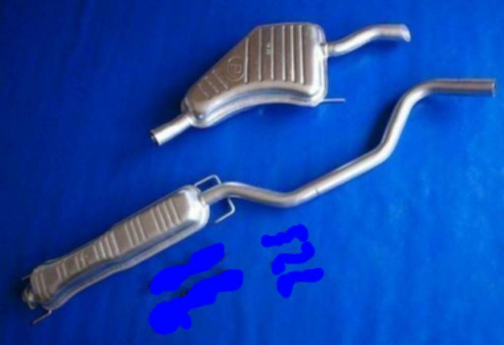 Uitlaat Saab 9-5 900 9-3 eindpot middenpot demper einddemper, Enlèvement ou Envoi, Seat