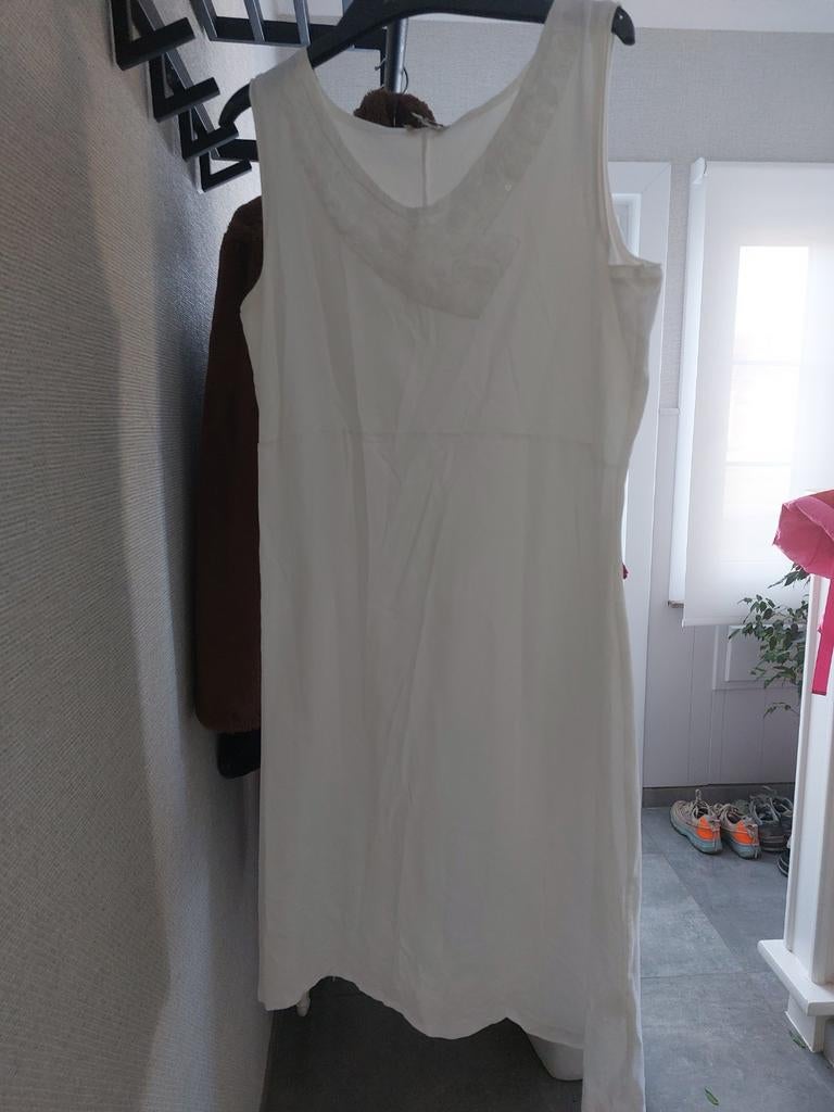 Wit zomerkleedje Wax maat 42-44, Kleding | Dames, Ophalen, Maat 42/44 (L), Wit
